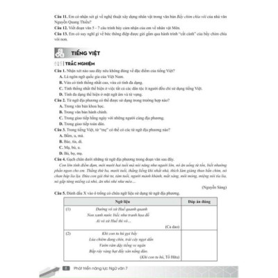 Sách - Phát triển năng lực ngữ văn 7 ( Biên soạn theo chương trình GDPT mới )