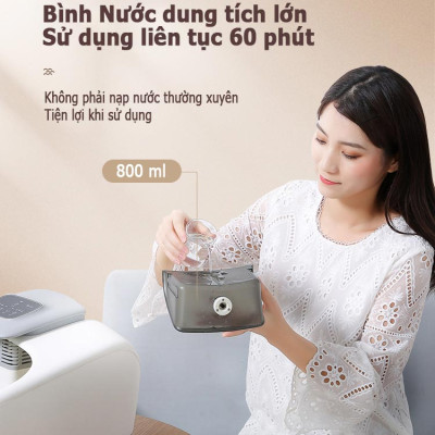 Máy xông hơi massage chân Leerkang LEK-818S massge nhiệt hồng ngoại 3 cấp, ánh sáng UV làm trắng khử trùng, có thể kết hợp sử dụng thảo dược, 4 in 1, hàng chính hãng