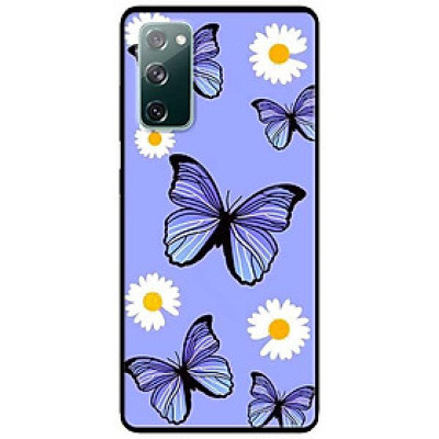 Ốp lưng dành cho Samsung A90 - Samsung S20 FE mẫu Bướm Và Hoạ Cúc