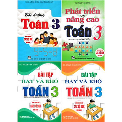 Combo Sách Bồi Dưỡng Học Sinh Giỏi Toán Lớp 3 (Bộ 4 Cuốn) - HA
