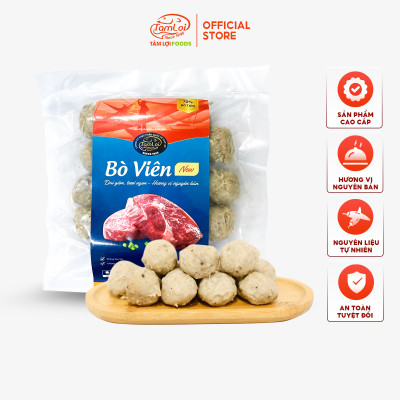 Combo 2 gói Bò viên Tâm Lợi 500gr, loại cao cấp - Đảm bảo sức khoẻ - Giao nhanh trong 3h