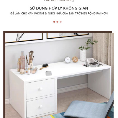 Bàn làm việc ngồi bệt đa năng có ngăn kéo để đồ thông minh thương hiệu IGA - GP259
