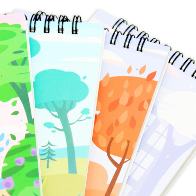 Sổ Lò Xo Note 4 Mùa A6 - Kẻ Ngang - 160 Trang 80gsm - The Sun - Spring