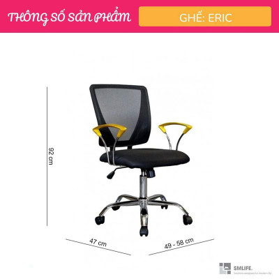 Ghế xoay nhân viên SMLIFE Eric