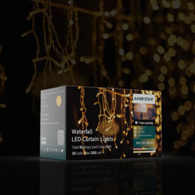 DÂY ĐÈN LED DÂY 53241 320 LED AKKO STAR   - HÀNG CHÍNH HÃNG