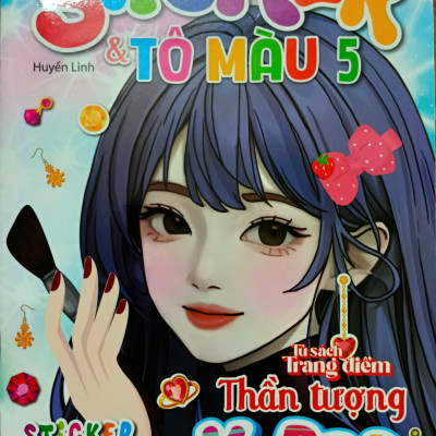 Tủ Sách Trang Điểm - Thần Tượng K-Pop: Bộ 6 Cuốn + Tặng Hộp Sáp Màu