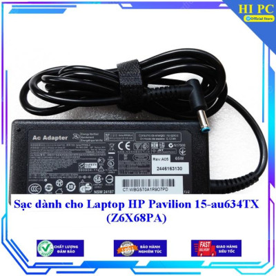 Sạc dành cho Laptop HP Pavilion 15-au634TX (Z6X68PA) - Kèm Dây nguồn - Hàng Nhập Khẩu
