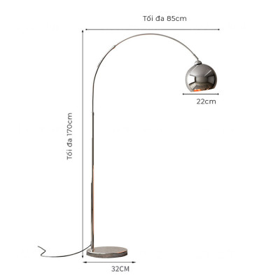ĐÈN ĐỨNG / ĐÈN TRANG TRÍ / ĐÈN PHÒNG KHÁCH AZP-DC18B phong cách đương đại, hàng nhập khẩu AZP