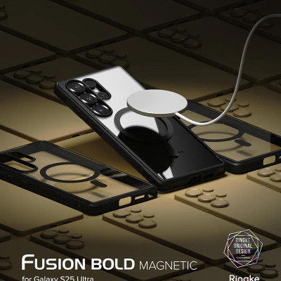 Ốp lưng dành cho Samsung Galaxy S25 Ultra RINGKE Fusion Bold Magnetic - Hàng Chính Hãng