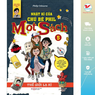 Sách - Nhật Ký Chú Bé Phil Mọt Sách - Chọn Lẻ 5 Tập - Philip Osbourne - Tân Việt Books