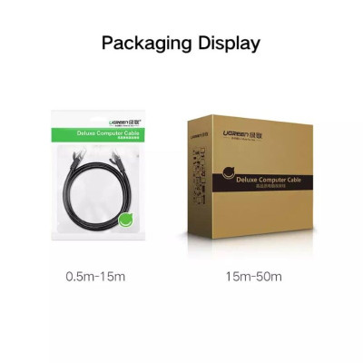 Ugreen UG20169NW102TK 40M màu Đen Cáp mạng LAN CAT6 UTP - HÀNG CHÍNH HÃNG