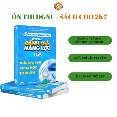 Combo 5 Sách ôn thi đánh giá năng lực Hà Nội (Định Tính + Định Lượng + Tự Nhiên + Xã Hội + Tiếng Anh)