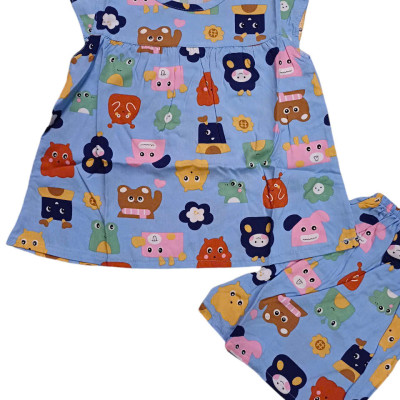 Combo 3 bộ tôn bé gái xinh xắn size 7-9 kg-giao màu ngẫu nhiên