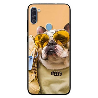 Ốp lưng dành cho Samsung A11 mẫu Cún Kính Vàng