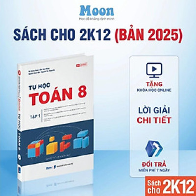 Tự Học Toán Học Lớp 8 - Chương Trình Mới -Sách Id Tự Học Toán Kết Nối Tri Thức, Cánh Diều, Chân Trời Sáng Tạo (Lẻ/Combo Tùy chọn) - MoonBook