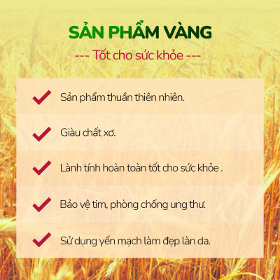 YẾN MẠCH ĂN LIỀN  (INSTANT OATS) 1KG DAN D PAK SIÊU THỰC PHẨM SẠCH TỐT CHO SỨC KHỎE, SẮC ĐẸP, GIẢM CÂN HẠN CHẾ BỆNH TẬT