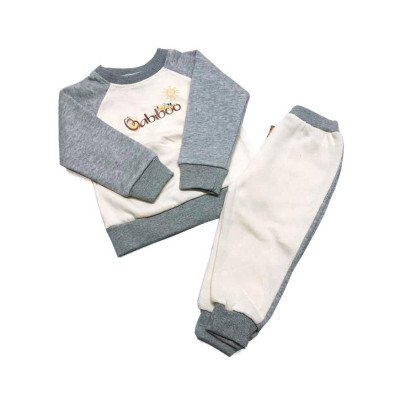 Quần phối sọc dài nỉ bông cotton BABIBOO - BB100