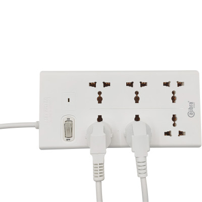 Ổ cắm điện  Calibra 6 Ổ 1 Công Tắc 4000W CSU-6K1A, An toàn, siêu chịu tải / Hàng chính hãng
