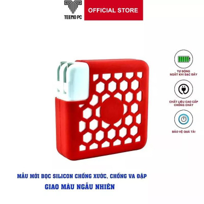 Sạc TEEMO PC Tương Thích Cho Laptop Pro Air 2008 2009 2010 2011 Mẫu Mới Bọc Silicon Chống Xước Chống Va Đập - Hàng Nhập Khẩu New Seal