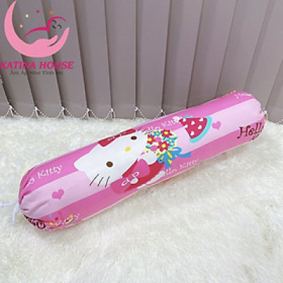 Gối ôm cho bé Katina House, KT 60-70cm, vải cotton TL mềm mát, họa tiết gần gũi