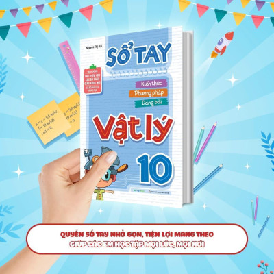 Sách - Sổ Tay Kiến Thức - Phương Pháp - Dạng Bài Vật Lý 10 - Megabook