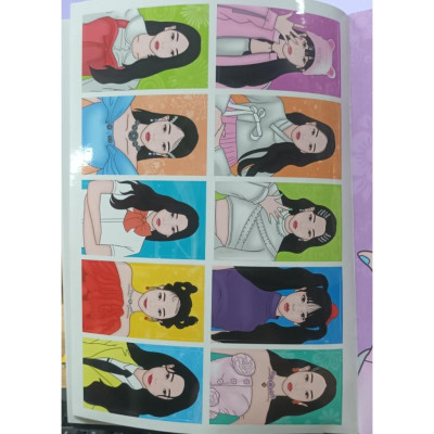 Sách - Sách Trang Điểm Thần Tượng Âm Nhạc Hàn Quốc - Wonyoung - Thỏa Súc Sáng Tạo Cùng Sticker Trong Suốt - Minh Thắng