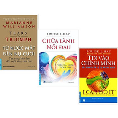 Sách - Combo Từ Nước Mắt Đến Nụ Cười + Chữa Lành Nỗi Đau + Tin Vào Chính Mình (Tái bản 2022) - First News