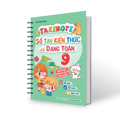 Sách - Takenote Sổ Tay Kiến Thức Và Dạng Toán 9