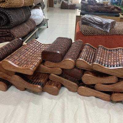 Gối Công Thái Hoc , Gối Hạt Gỗ Cao Cấp ( video , hình thật )