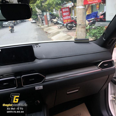 Thảm da Taplo Mazda CX8, CX-8 vân Carbon cao cấp