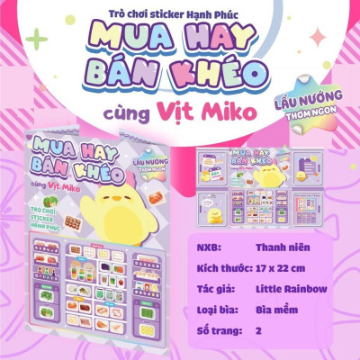 Sách - Mua Hay Bán Khéo Cùng Vịt Miko Lẩu Nướng Thơm Ngon (Hơn 60 Stickers) - Megabook