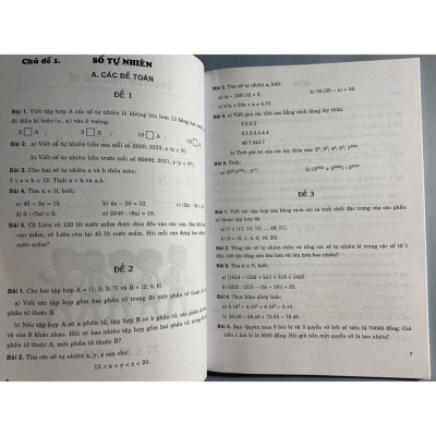 Sách - Combo Ôn tập - kiểm tra nâng cao và phát triển năng lực Toán 6 ( tập 1 + tập 2)