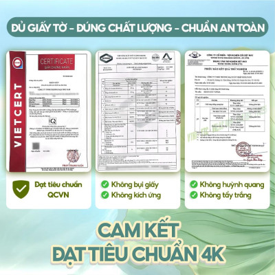 Khăn giấy rút Sắc Việt gói lớn thùng 20 gói 300 tờ 4 lớp siêu dai và an toàn cho da