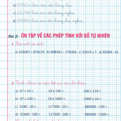 Vở Ô Li Bài Tập Toán 5 (Bám Sát SGK Cánh Diều) (HA)