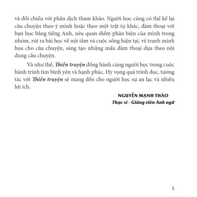 Thiền Truyện (Song Ngữ Anh – Việt)