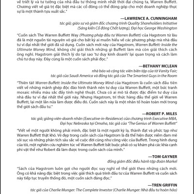 TRIẾT LÝ ĐẦU TƯ CỦA WARREN BUFFETT - Robert G. Hagstrom - Nguyễn Thị Thanh Trúc và Lê Hồng Vân dịch - (bìa mềm)