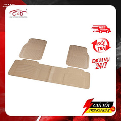 Bộ Thảm Lót Sàn Ô Tô PACKY PODA 6133 Màu Kem 4 Chỗ