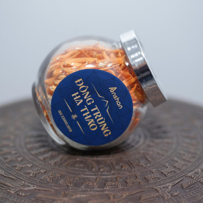 Đông Trùng Hạ Thảo Anshan Sấy Thăng Hoa Cao Cấp - Đậm Đặc, Hàm Lượng Dinh Dưỡng Cao, Không Chất Bảo Quản - Hộp 20G
