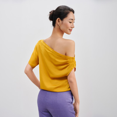 Áo Lệch Vai Hướng Dương TOP165 thời trang thiết kế Hity