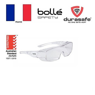 Kính BOLLE 1680501 Overlight II AS/AF Clear Len lớp phủ HD kính chống trầy xước, chống đọng sương, chống tia UV, kèm hộp