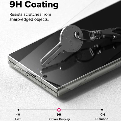 [Combo 2] Dán cường lực cho Samsung Galaxy Z Fold 7 RINGKE Cover Display Easy Slide Tempered Glass (Màn hình ngoài) - Hàng Chính Hãng