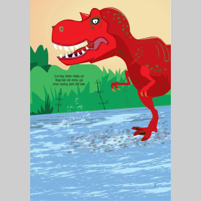 Bóc Dán Thông Minh - Khủng Long (Dành Cho Trẻ Từ 3-8 Tuổi)