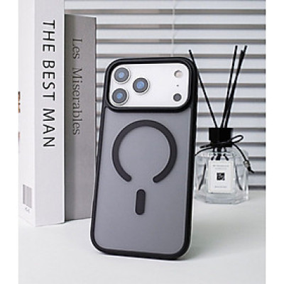 Ốp Lưng Nhám Chống Bám Vân Tay Sạc Không Dây Từ Tính MIPOW KINGBULL cho iPhone 17 Pro Max / 17 Pro, MATTEX, Chống Sốc_ Hàng chính hãng