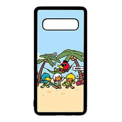 Ốp lưng điện thoại dành cho Samsung S10 Plus Vịt Đỏ