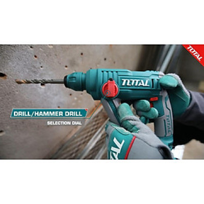 MÁY KHOAN ĐỤC BÊ TÔNG DÙNG PIN 20V E20 13MM (KHÔNG KÈM THEO PIN VÀ SẠC) TOTAL TRHLIE2001 - HÀNG CHÍNH HÃNG