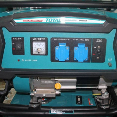 MÁY PHÁT ĐIỆN XĂNG 2.8 KW/3.5KW TOTAL TP135006 - HÀNG CHÍNH HÃNG