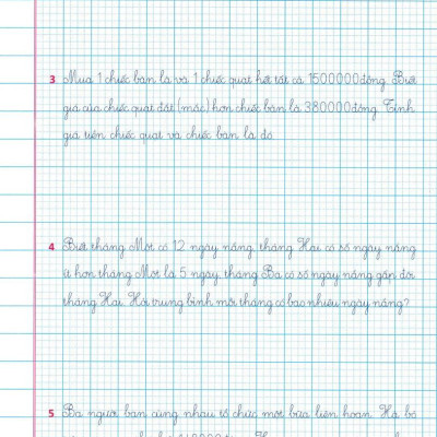 Sách - Vở Ô Li Bài Tập Toán 5/1 (Bám Sát SGK Cánh Diều)