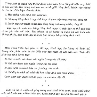 	Toán Đố Lớp 4 - Word Problems Primary Maths 4 (Dùng Chung Cho Các Bộ SGK Hiện Hành) _HA