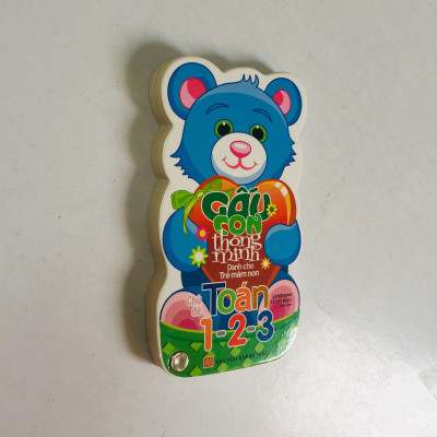 Combo 6 cuốn: Gấu Con Thông Minh: Toán 1 - 2 - 3 + Hình dạng, mầu sắc + Giao Thông + Rau Củ Quả + Bảng Chữ Cái