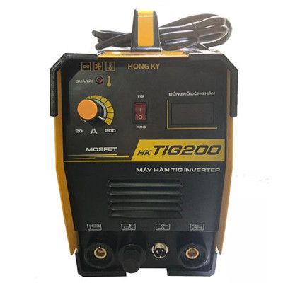 MÁY HÀN TIG DC MMA INVERTER 200 AMPE 220V HỒNG KÝ HKTIG200A (MOSFET) - HÀNG CHÍNH HÃNG